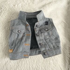 American Girl Doll Tenney Denim Vest Trucker Jeans Jacket Style from Meet Outfit